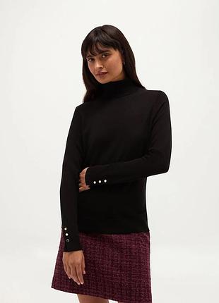 Джемпер з високою горловиною з вовни merino hobbs
