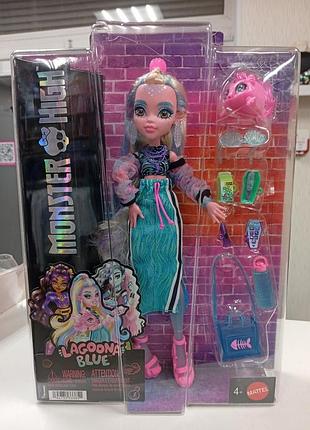 Лялька monster high лагуна блю ( lagoona blue )  монстро-класика нова ніч mattel оригінал