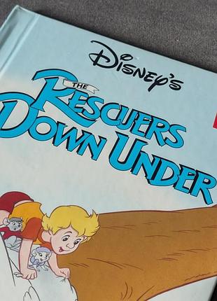 Детская книжка disney's the rescuers down under из серии disney's wonderful world of reading английский