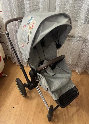 Прогулянковий візочок cybex priam koi сірий