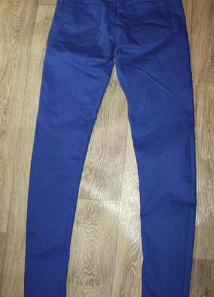 Яркие синие джинсы скинни h&amp;m divided (р. 38 / m) 2