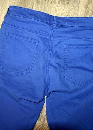 Яркие синие джинсы скинни h&amp;m divided (р. 38 / m) 4