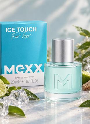 Новий аромат mexx ice touch for her туалетна вода 40 мл