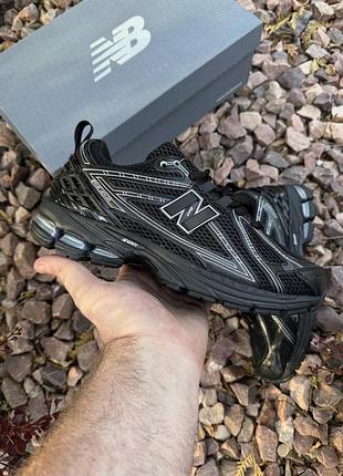 Черные кроссовки new balance 1906r сетка, размеры 42 и 44