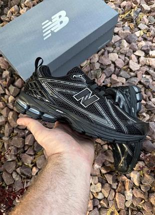 Черные сетчатые кроссовки new balance 1906r, размер 42, 44