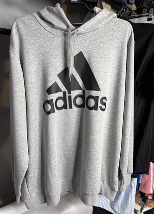 Худі adidas big logo terry track suit grey model: ic6749