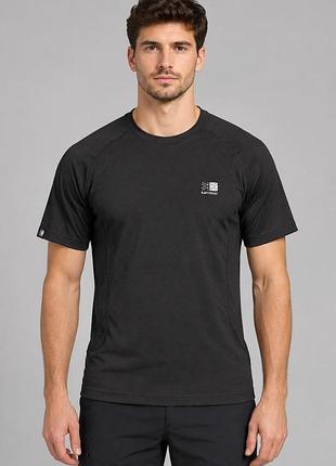 Чоловіча спортивна футболка karrimor run sleeve black або технологічна модель з лінійки karrimor xlite