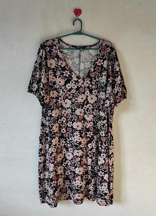 Легка квіткова сукня yours батального розміру 4xl / 5xl (eur 54-56 / uk 26-28)