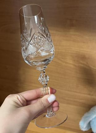 Бокали кришталь для шампанського 8