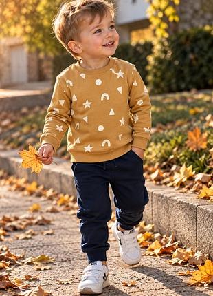 Дитячий утеплений костюм набір комплект george primark для хлопчика 92–98 см, світшот та штани джогери 2–3 роки