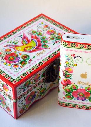 Музыкальный плеер айпод ipod mini 2 16gb петриковка ручная роспись hand made