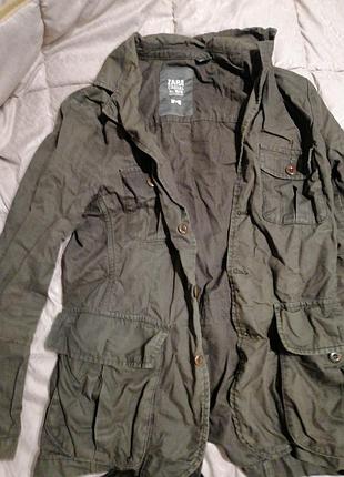 Куртка чоловіча zara casual хакі