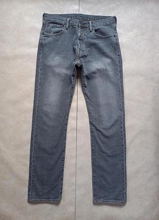 Брендові чоловічі прямі джинси levis, 32 розмір.