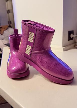 Уггі жіночі ugg classic clear mini рожеві 40 розмір