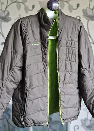 Двостороння пухова куртка mammut blackfin reversible jacket із системою zip-in (оригінал)