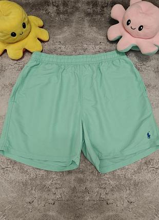 Пляжные шорты polo ralph lauren мятные