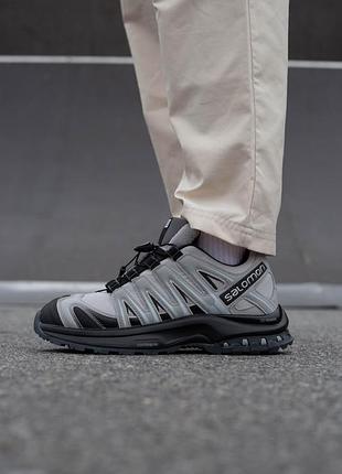 Чоловічі термокросівки  salomon xa pro 3d gray waterproof