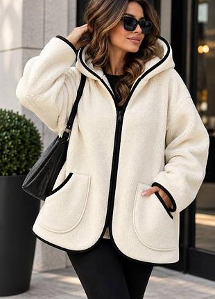 Кардиган баранец на зипке