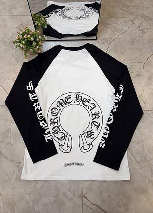 Лонгслів унісекс chrome hearts з принтом 5