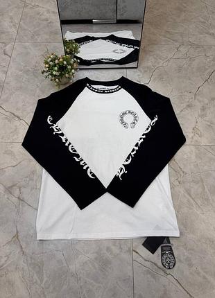 Лонгслів унісекс chrome hearts з принтом 4