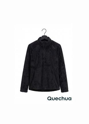 🖤 жіноча тепла фліска/кофта на змійці quechua (розмір m)