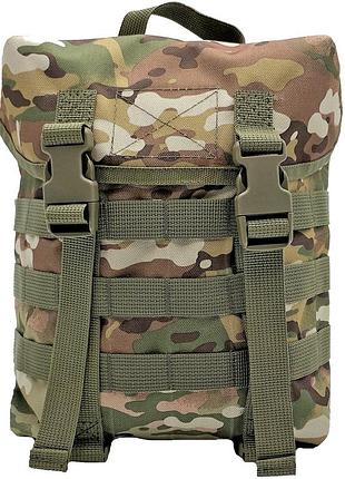 Тактический подсумок melgo 5 л мультикам поликордура 900d molle, сухарка для повседневного ношения и снаряжения