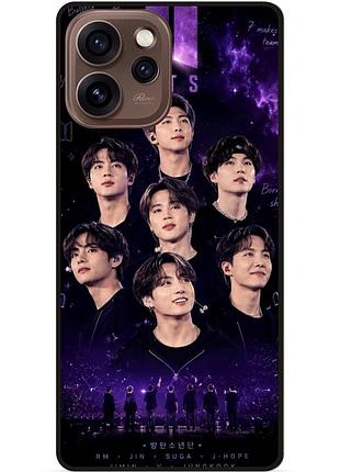 Силіконовий бампер чохол для oppo reno 15 pro з малюнком bts bangtan boys