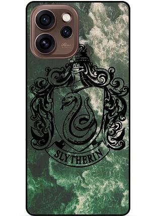 Чохол силіконовий бампер для oppo reno 15 pro з малюнком слизерин slytherin гаррі поттер harry potter