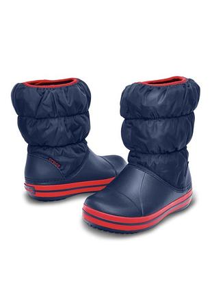 Дитячі зимові чоботи-дутики crocs winter puff boot