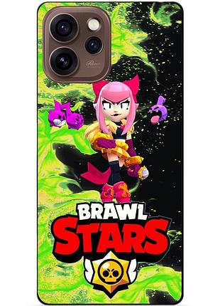 Чехол силиконовый бампер для oppo reno 15 pro с героем бравл мелоди brawl