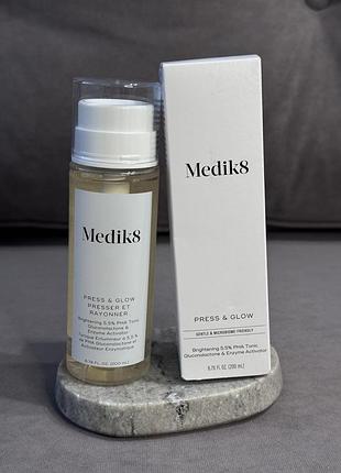 Тоник для деликатного отшелушивания medik8 press &amp; glow 200 мл