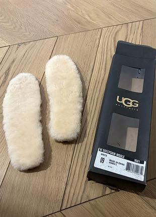 Устілки жіночі ugg з овчини, білі, розмір 09