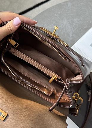 Сумочка marquise bag brown/gold🤎 5