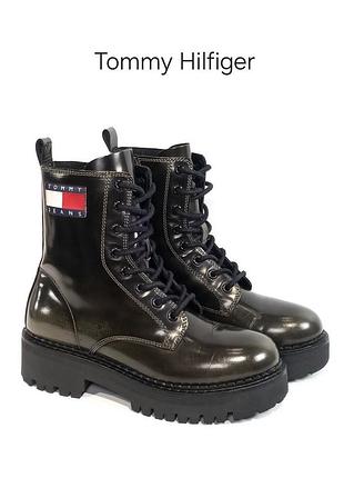 Кожаные женские ботинки tommy hilfiger оригинал