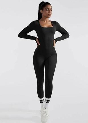 Комбінезон легінси в рубчик  s/m