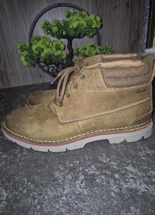 Черевики clarks коричневі 27,5 см