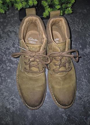 Черевики clarks коричневі 27,5 см 2