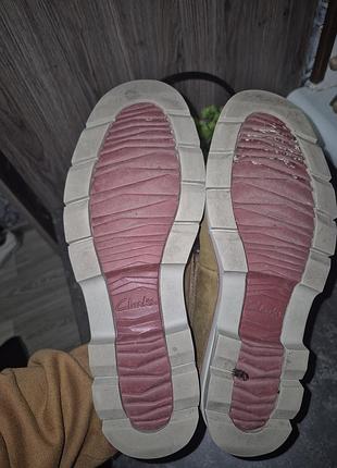 Черевики clarks коричневі 27,5 см 4