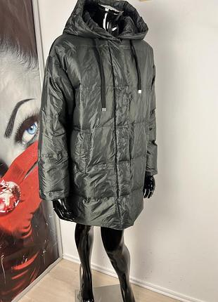 Подовжений пуховик від zara