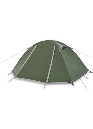 Палатка четырехместная naturehike p-series cnk2300zp028, темная оливковый