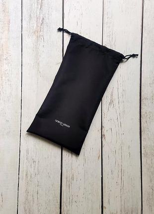 Пыльник giorgio armani beauty, черный мешочек giorgio armani, черный чехол мешок giorgio armani