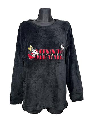 Оверсайз плюшевий світшот minnie mickey mouse vintage
