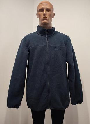 Мужская флисовая куртка jack wolfskin 3in1 system (размер l) в идеале