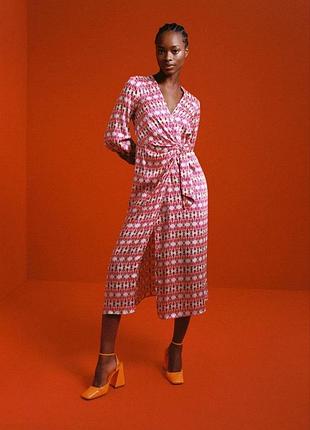 Довга сукня mango silvie на запах