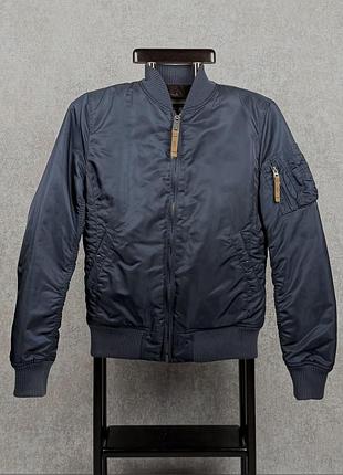 Жіноча куртка-бомбер alpha industries ma-1 replica blue