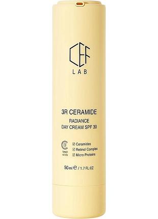3r ceramide radiance day cream spf30 антиоксидантний денний крем spf 30 50 мл активні компоненти біопептиди, цераміди, амінокислоти, вітамін с, рети
