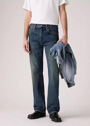 Джинси чоловічі levi’s premium 517 bootcut сині w34 l36