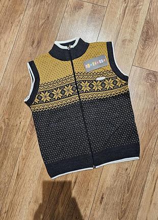 Жилетка на замку zip трикотажна