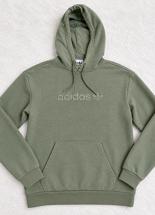 Оригинальное худи adidas originals graphics trefoil series hoodie (оливковое/хаки)