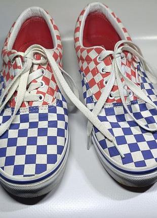 Оригінальні кеди vans era "tri checkerboard" (multi/true white) 4